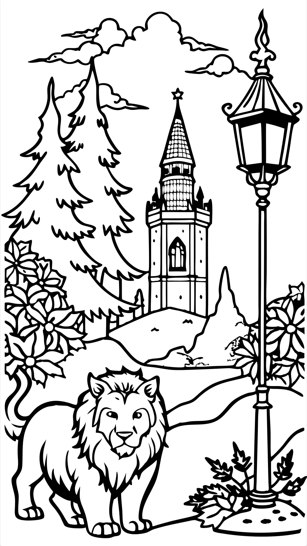 coloring pages of narnia